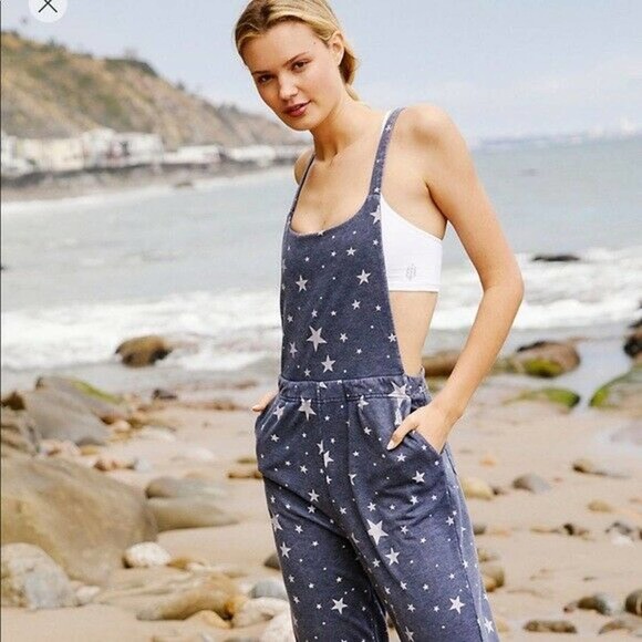 Free People Reach For The Stars Jumpsuit S Rare